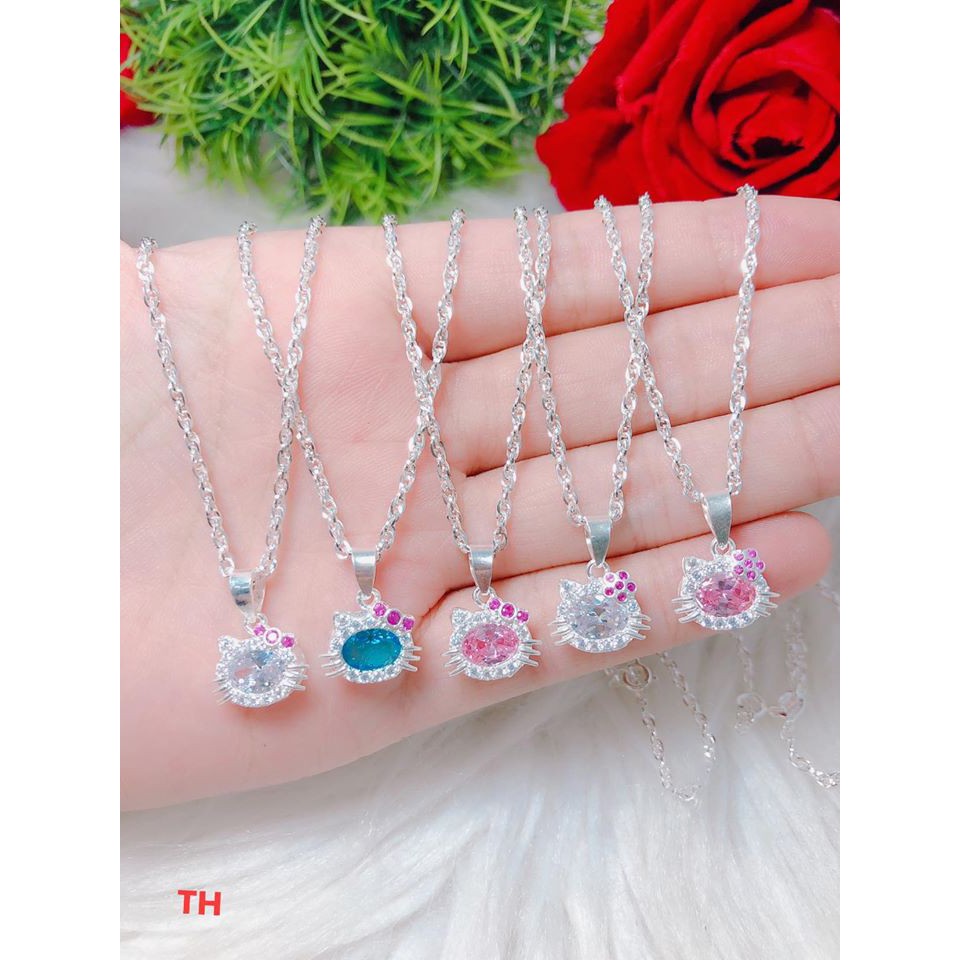 Dây chuyền mèo cho bé bạc ta giá xưởng