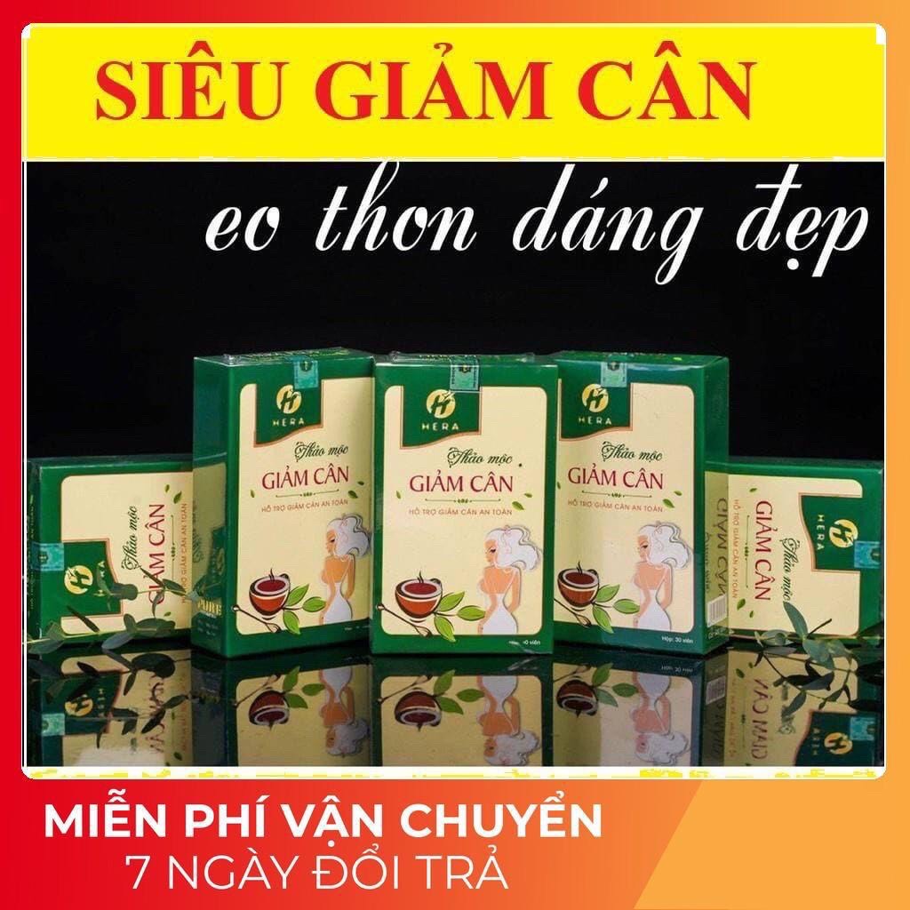 THẢO MỘC GIẢM CÂN HERA 30V-CHÍNH HÃNG( TẶNG KÈM 1 HỘP DETOX 15 VIÊN)