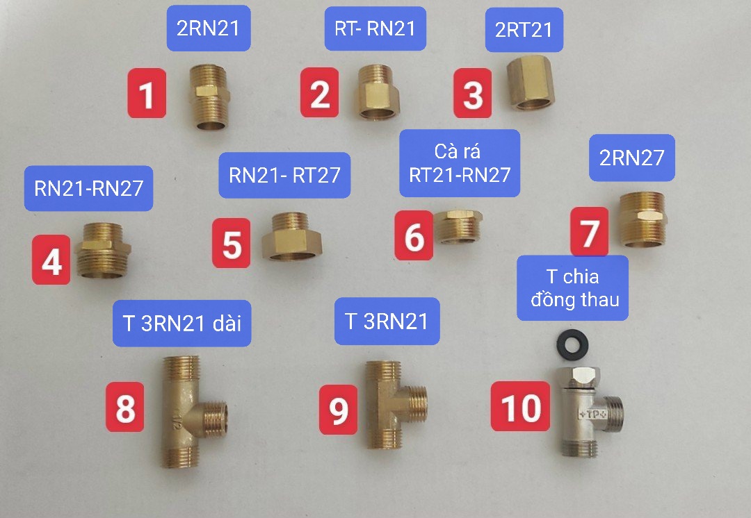 Brass connector, connector brass 2 head lace outside, double brass-brass nipple fitting