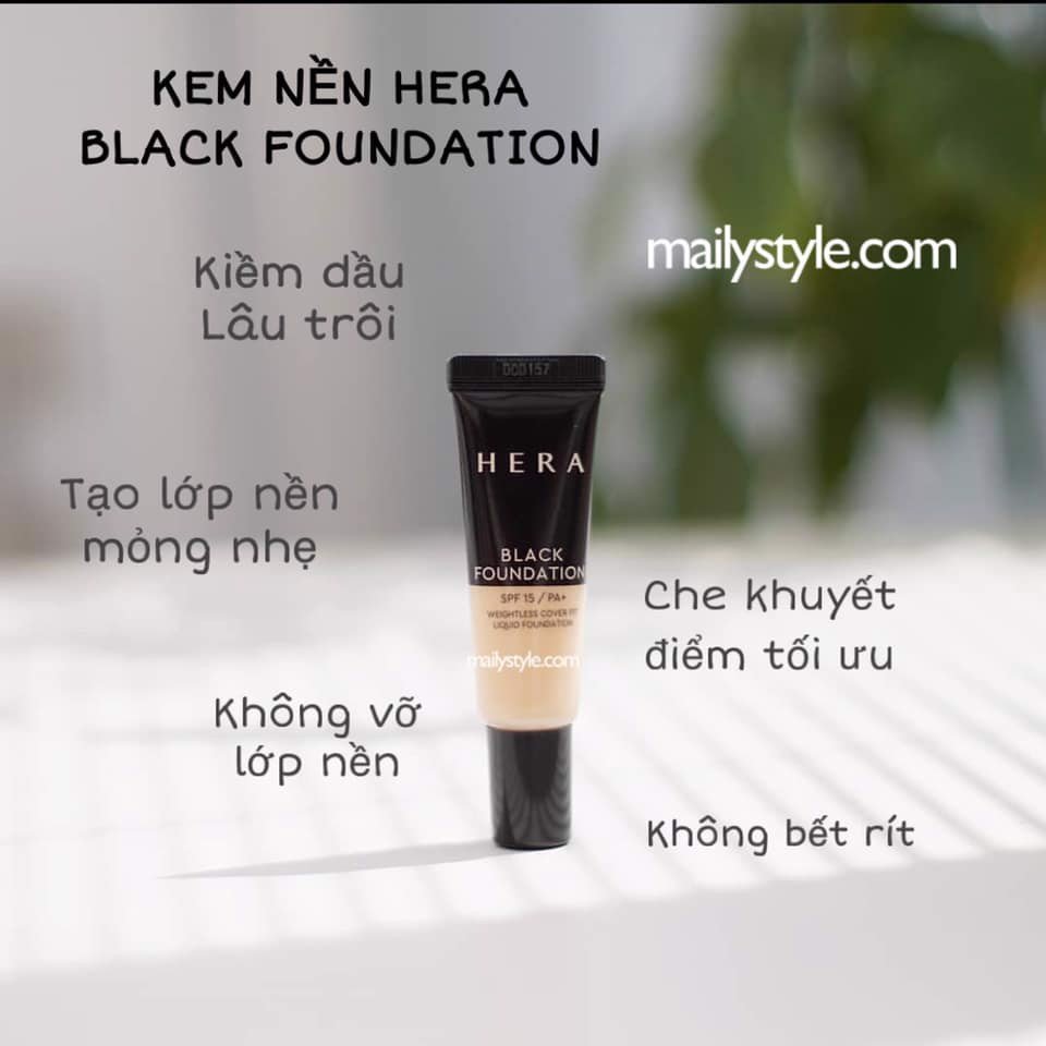 Kem Nền Hera Black Mini 5ml