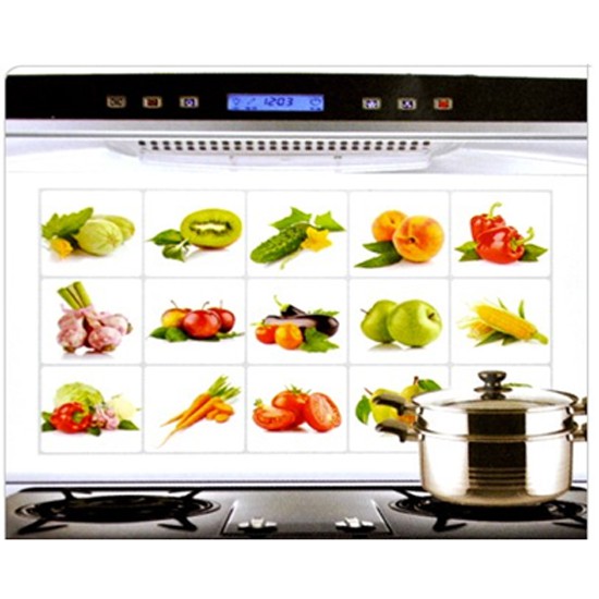 Dán bếp hình hoa quả/ củ quả 60x90