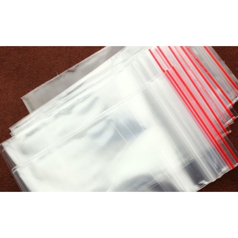 100g túi Zip Viền Đỏ