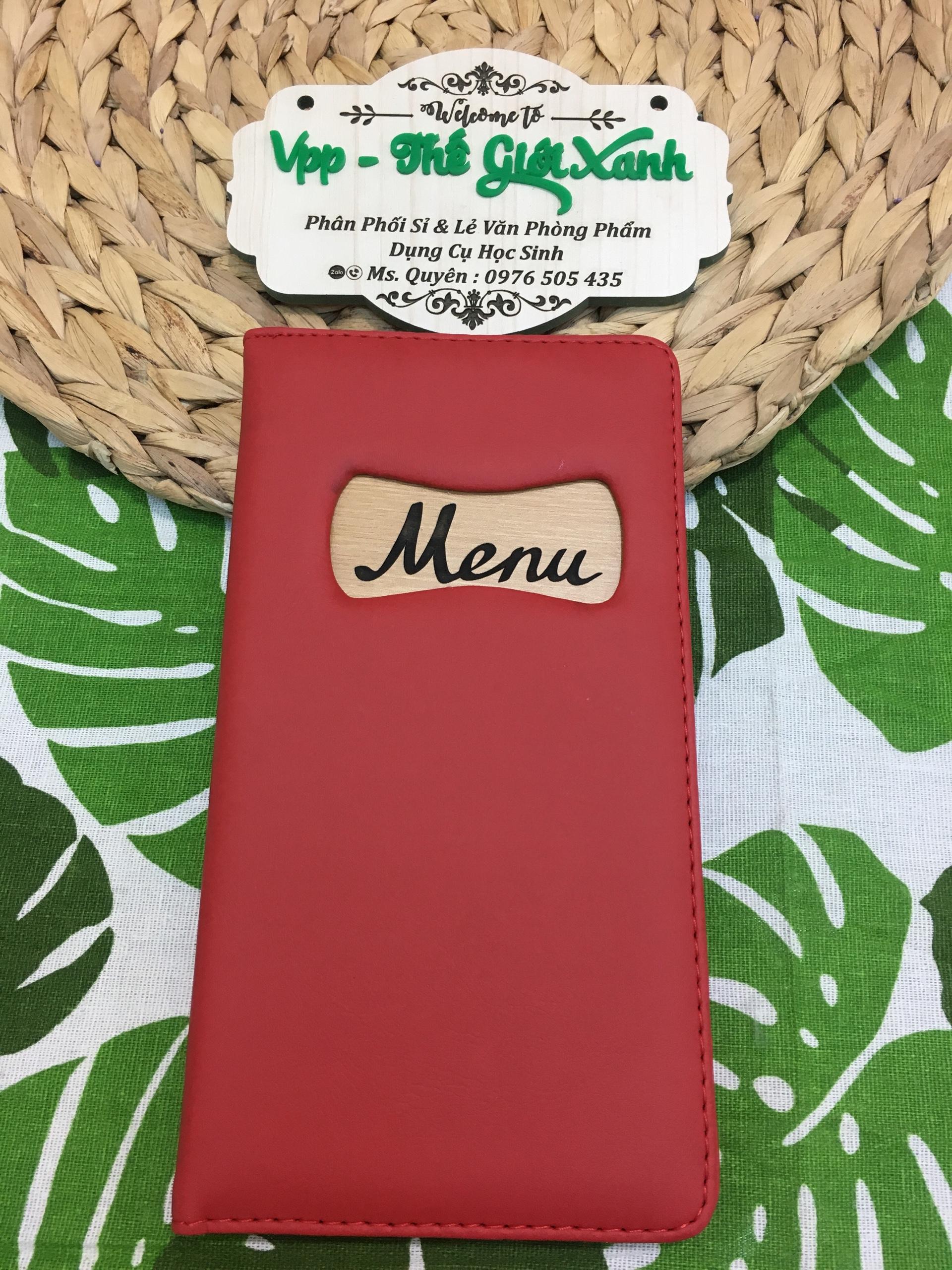 Bìa Menu 10 lá 202 (12*23CM)