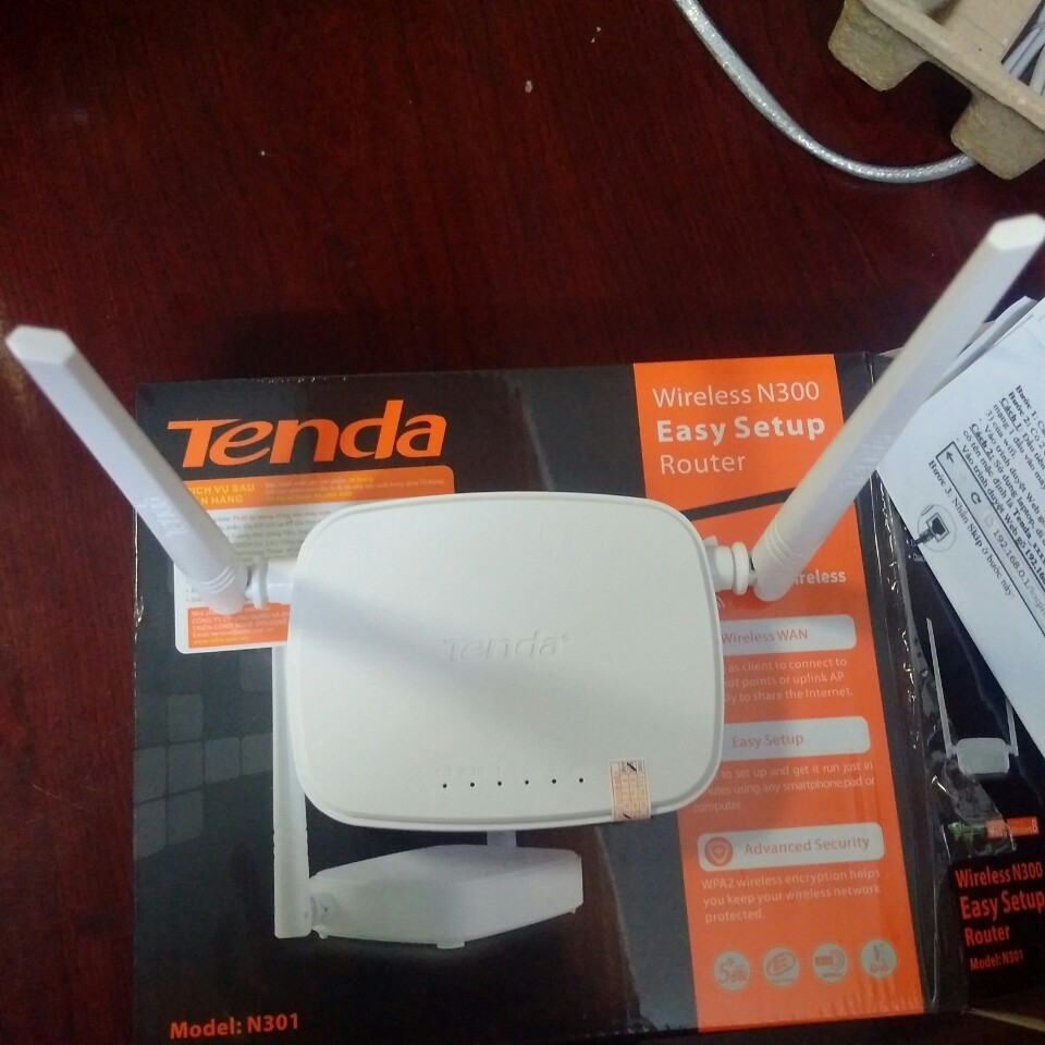 Bộ phát wifi Tenda N301 2 râu
