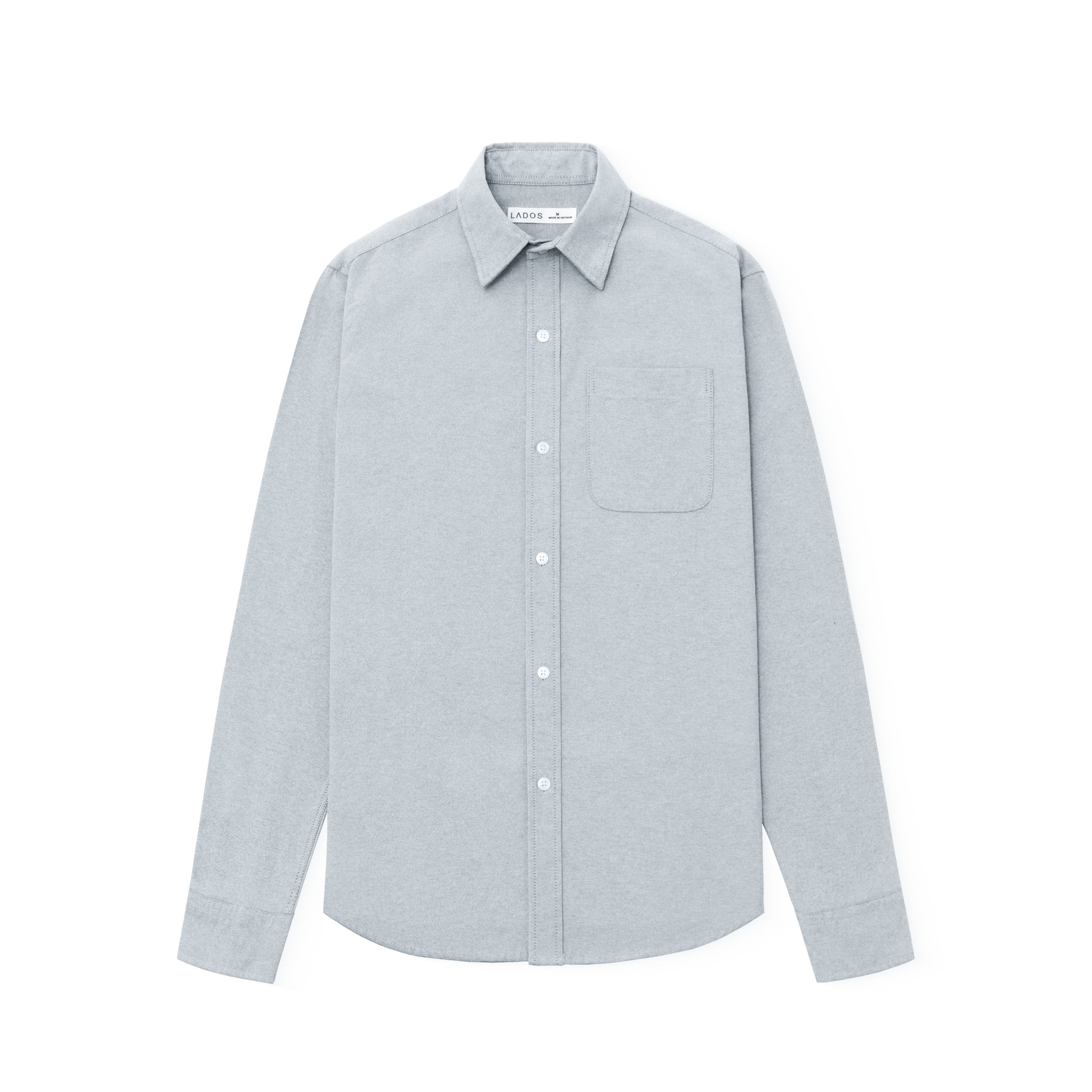 Men's shirts long sleeve with pockets, beautiful quality lados-8024-Oxford fabric extra standard