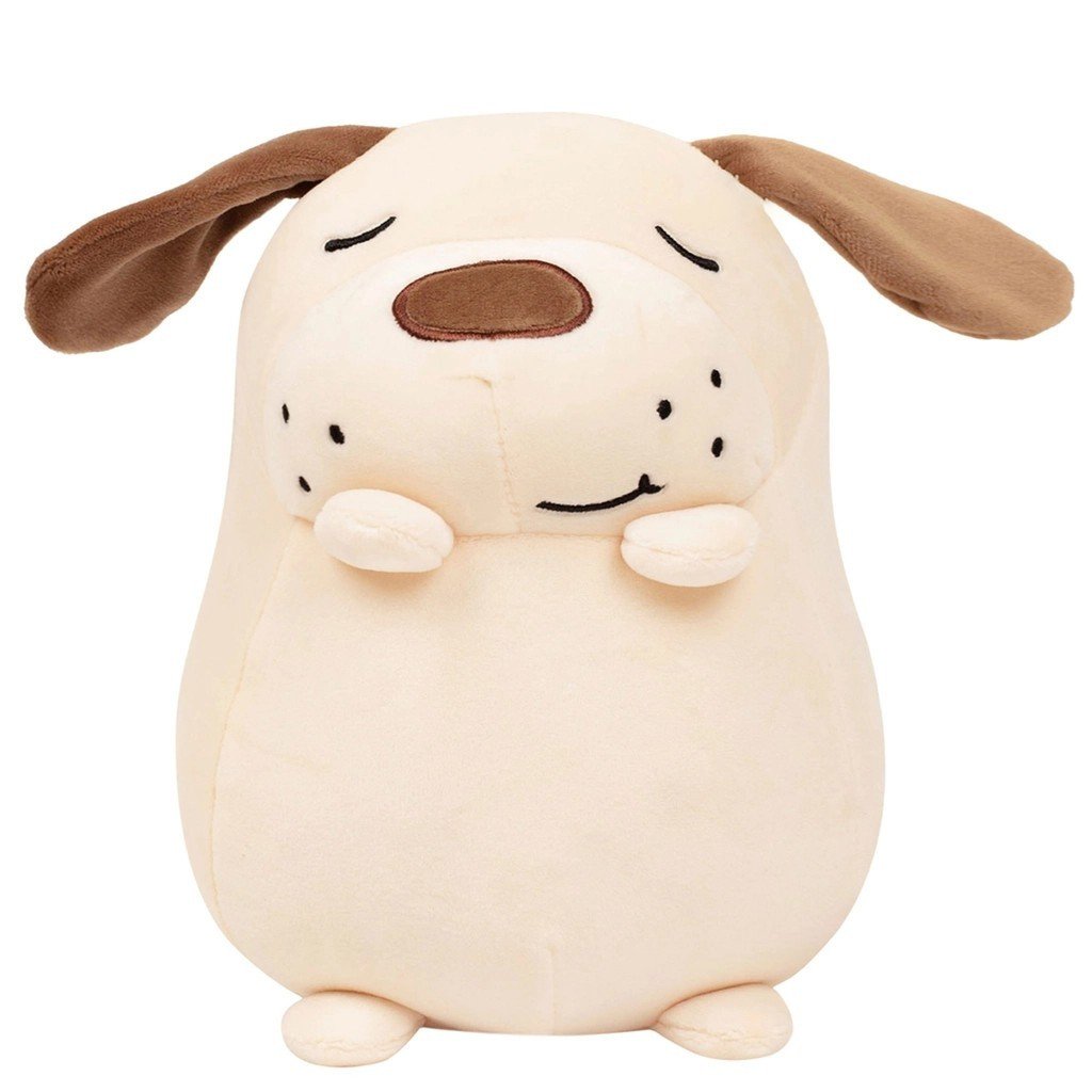 High quality stuffed dog, 15cm soft stuffed fat dog, super cute, super cute