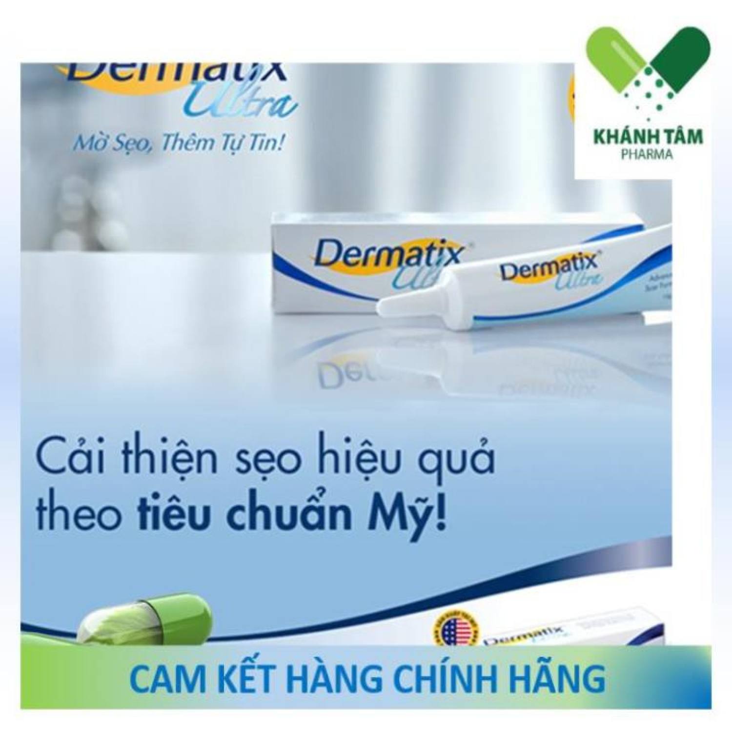 ɡel sẹo Dermatix Ultra (Tuýp 2g, 7g, 15g) [Dematix, dematis, dermatis] Khánh Tâm