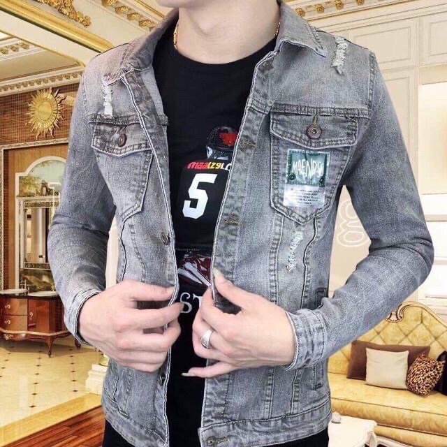 [HCM]Áo Khoát Jeans Nam Cao Cấp