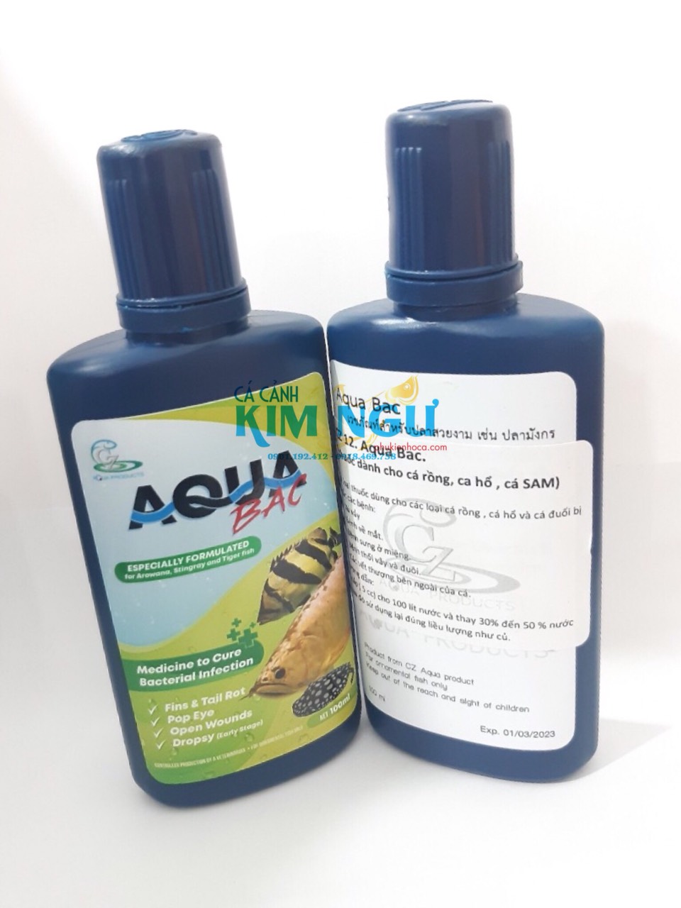 Chuyên Cho Cá Rồng - Hổ - Sam AQUA BAC (100cc) AQUABAC