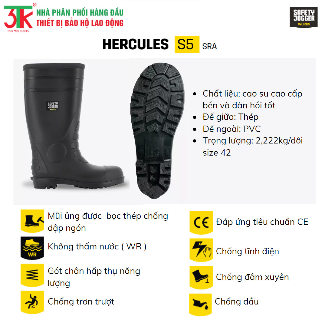 Ủng bảo hộ Safety Jogger Hercules S5