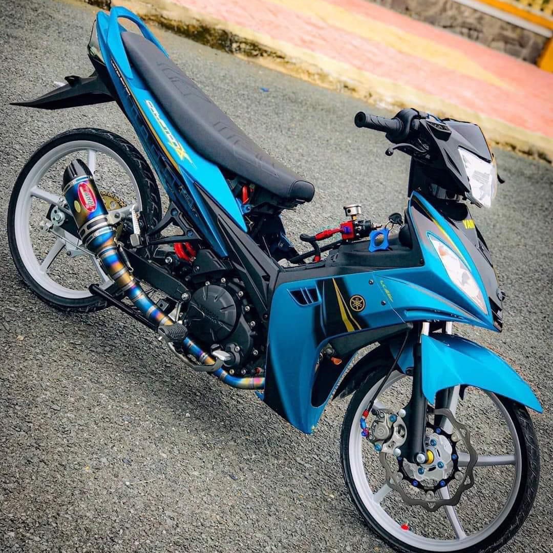 Tem rời exciter 2010 CryptonX dán xe xanh wave a