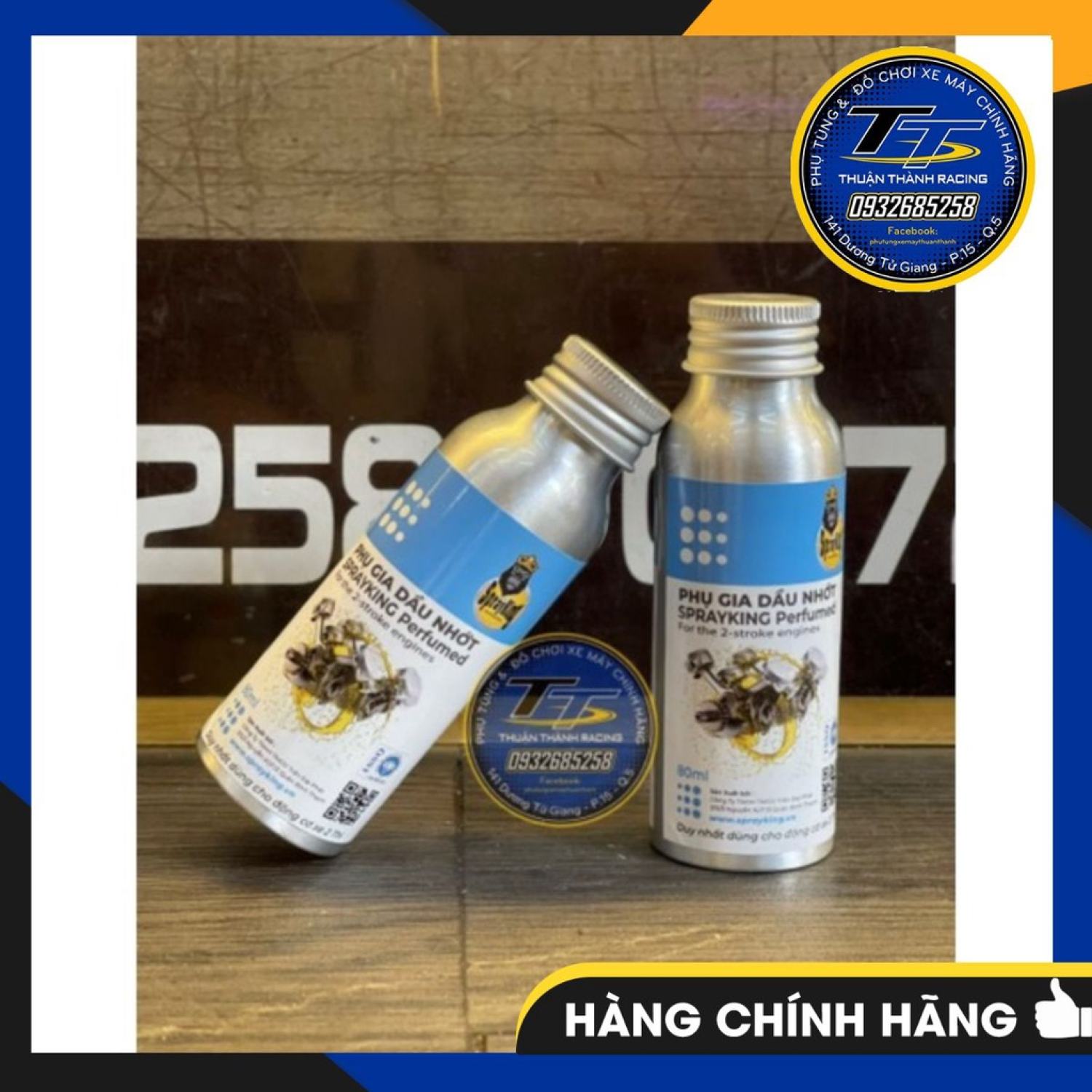 Phụ da tinh mùi thơm pha nhớt 2 thì - Sprayking - Mùi Singum 80ml