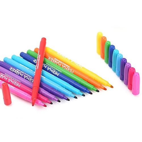 Hộp 12 Cây Bút Lông Colormate Perma Markers - MS-12PER