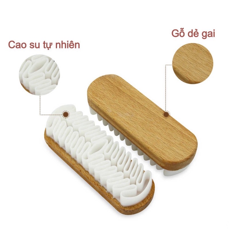 Bàn Chải Dành Cho Giày Da Lộn
