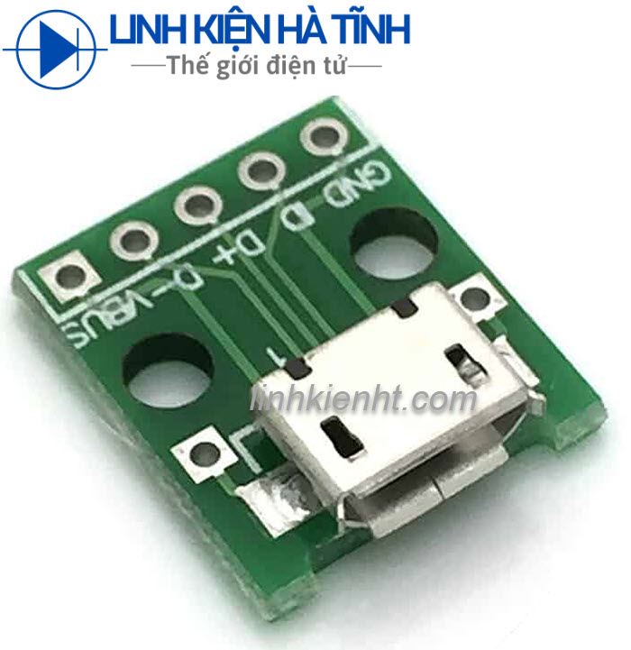 10 cái mạch hàn chân micro usb mạch micro usb to dip