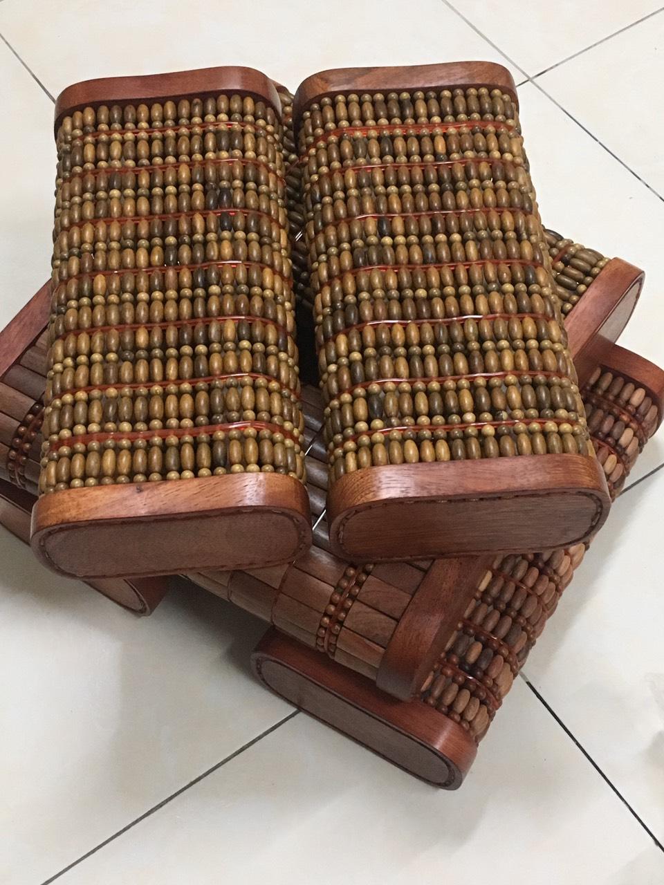 Gối Massage Hạt Gỗ Bách Xanh Cao Cấp - Kích Thước 36cmx18cmx9cm - Mian.vn ( video , hình thật )