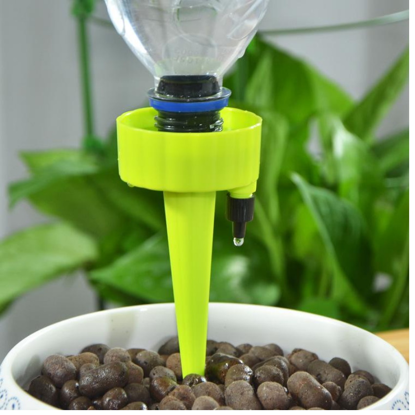 Bộ 2 Đầu Vòi Tưới Cây Nhỏ Giọt Gắn Chai Nước 206801-2 - nhiều màu