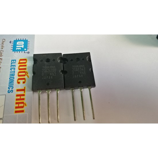 Transistor 2sc5200 + 2sa1943