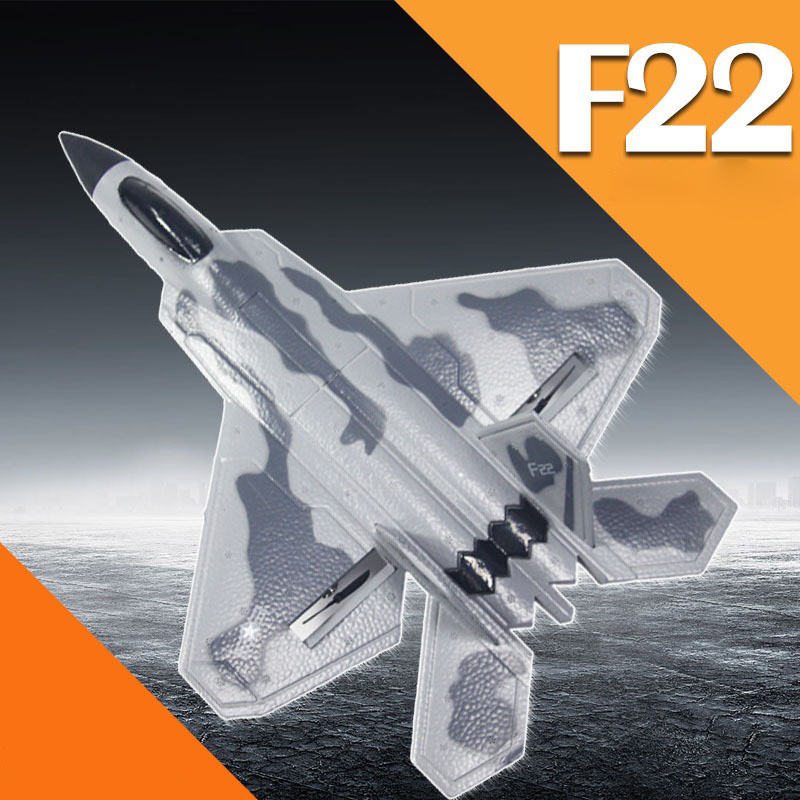 Hàng Có Sẵn  Bộ đồ chơi máy bay điều khiển từ xa F22 siêu ngầu tặng kèm pin điều khiển