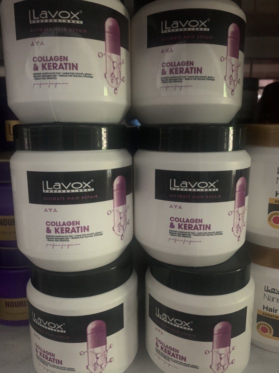 HẤP DẦU PHỤC HỒI TÓC LAVOX COLLAGEN KERATIN 500ML