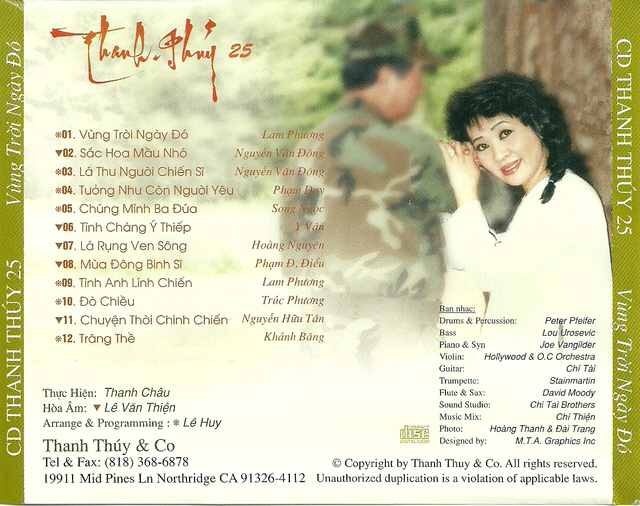 Set of 4 Cds of Thanh Thuy's Music 3