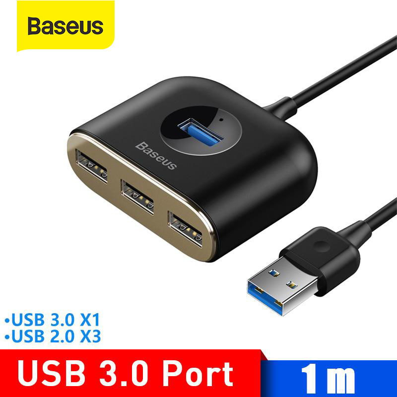 Bộ Chia USB Baseus Sang USB 3.0 USB HUB Dành Cho MacBook Pro HUB Surface Pro 6 USB 2.0 Bộ Chia USB Có Cổng Micro USB HUB USB 3.0 Type-C