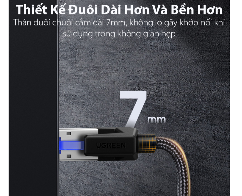 Cáp mạng Cat 8 đúc sẵn 2 đầu S/FTP  Ugreen ( 80429, 80430 , 80431 , 80432 , 80433 ) Chính Hãng