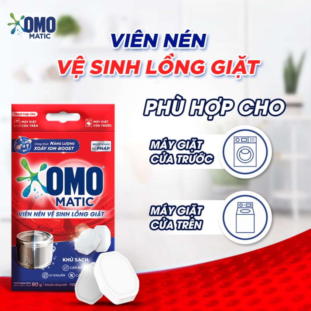 Viên nén vệ sinh lồng giặt
