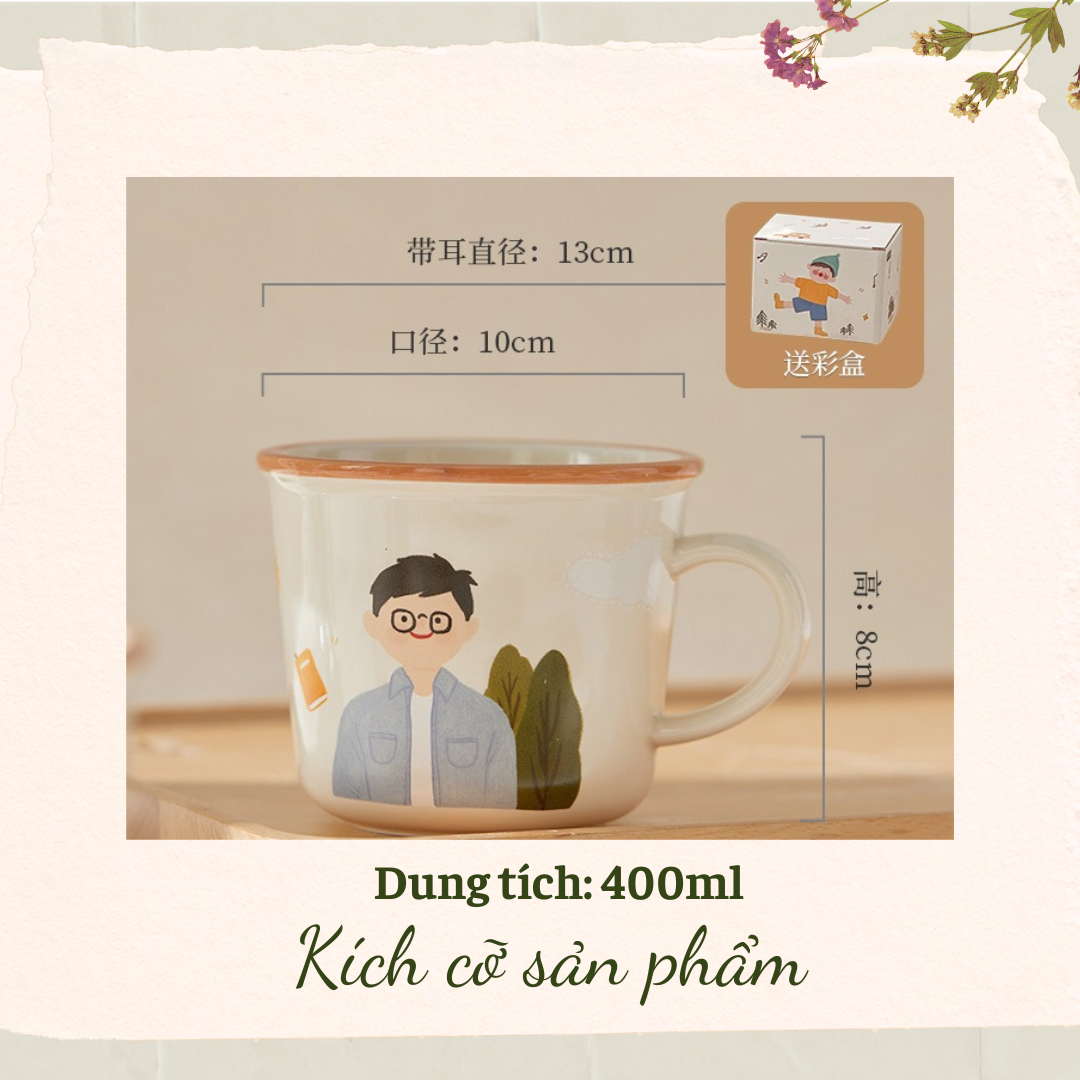 Cốc sứ gia đình làm quà tặng, quà kỉ niệm