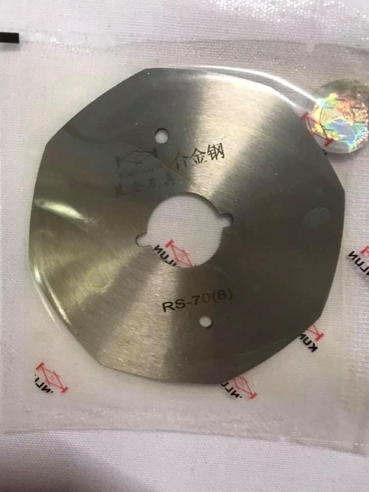 Lưỡi dao máy cắt vải YJ 70mm - Lưỡi dao máy cắt vải YJ 70mm , LƯỠI BÁC GIẮC CỰC BÉN