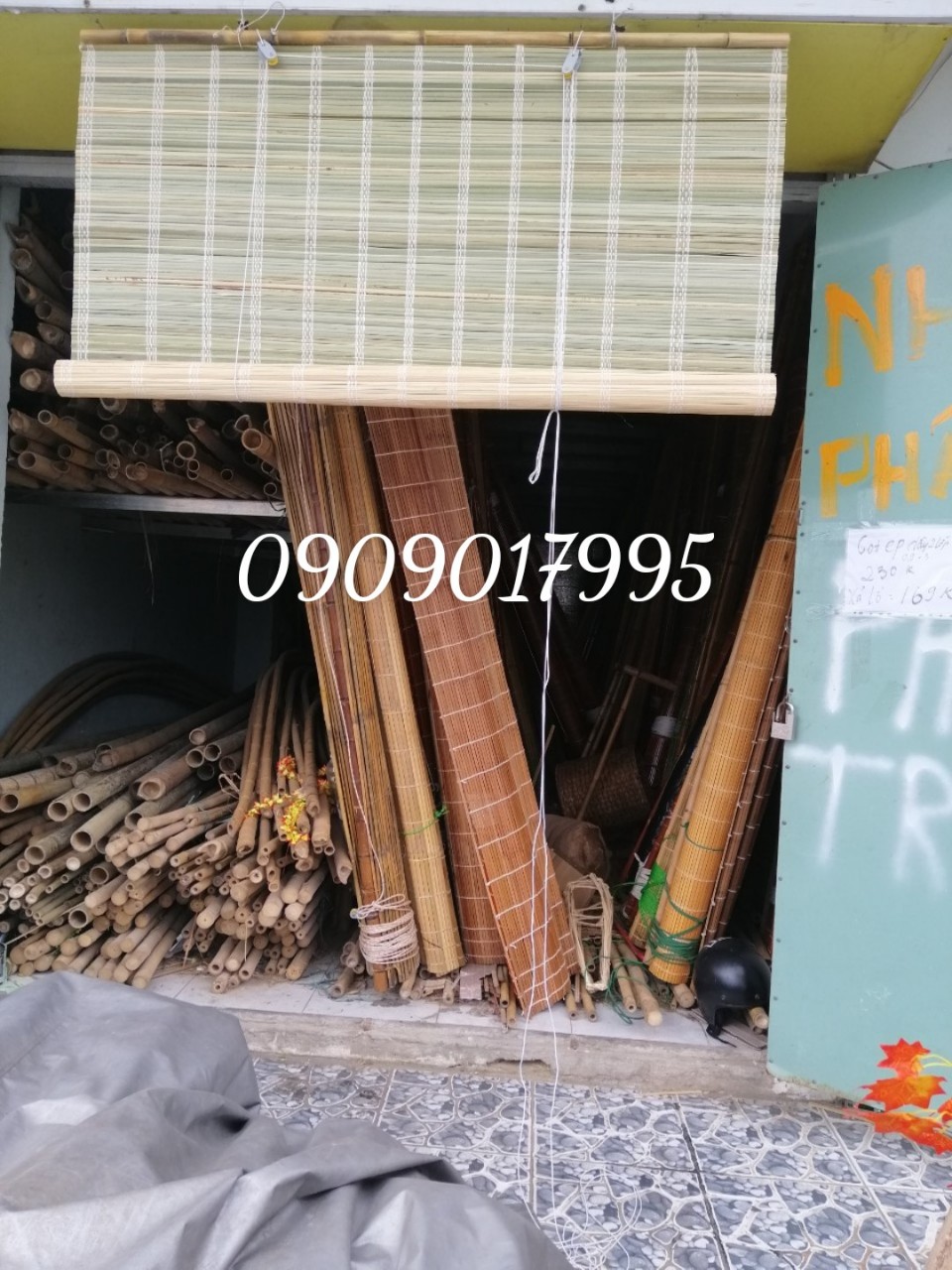 mành tre giá rẻ mành cọ 1,5*2 ngang*cao
