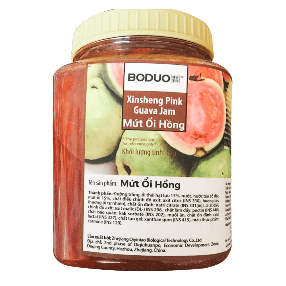 Sốt / MỨT ổi hồng BODUO - hộp 1kg