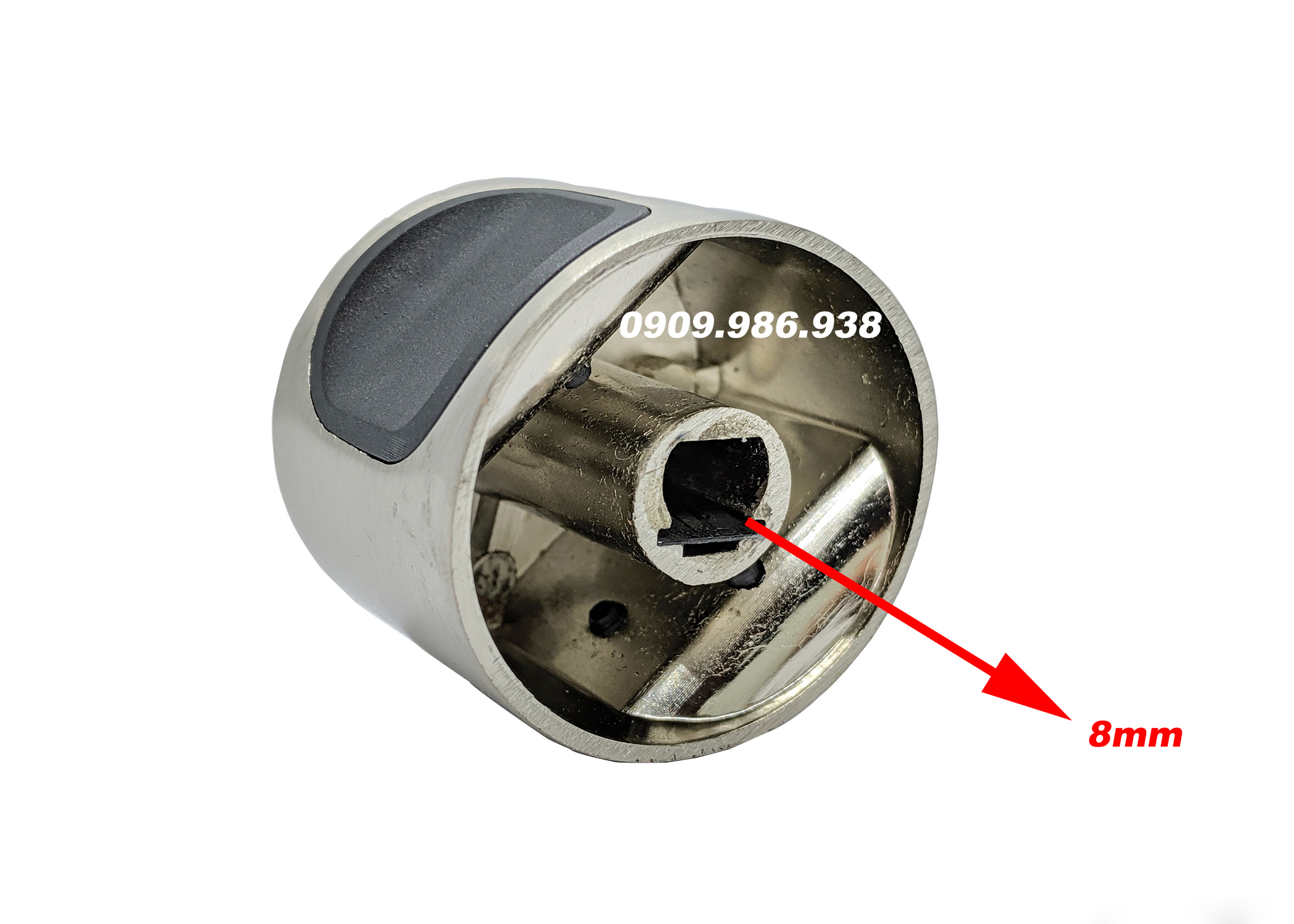 NÚM (NÚT) VẶN CỐT THẲNG CỐT XÉO LỖ 8MM BẾP GAS ÂM CANZY