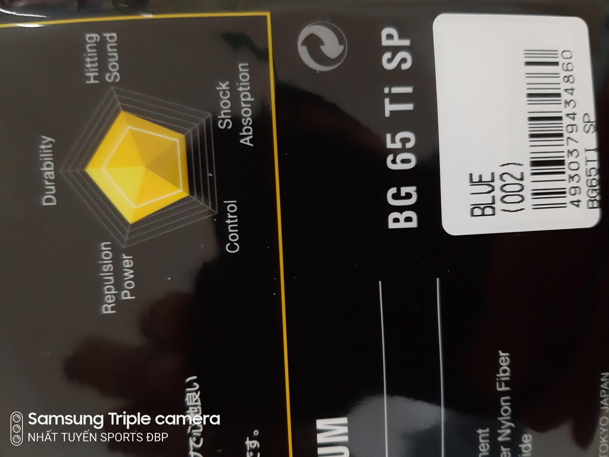 Dây cước đan vợt cầu lông Yonex BG 65 Titanium (Chính hãng)