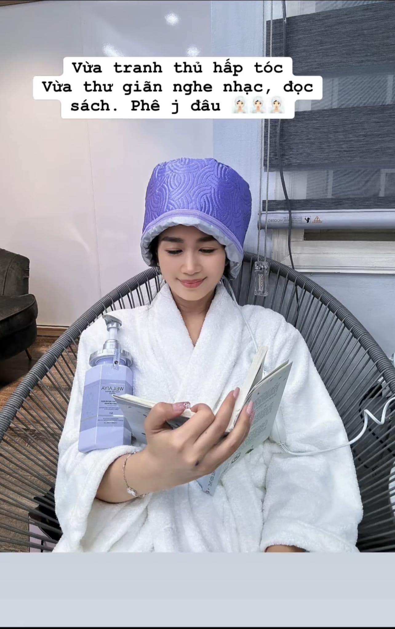 Mũ Hấp Tóc Cá Nhân Weilaiya (Hàng Gift)