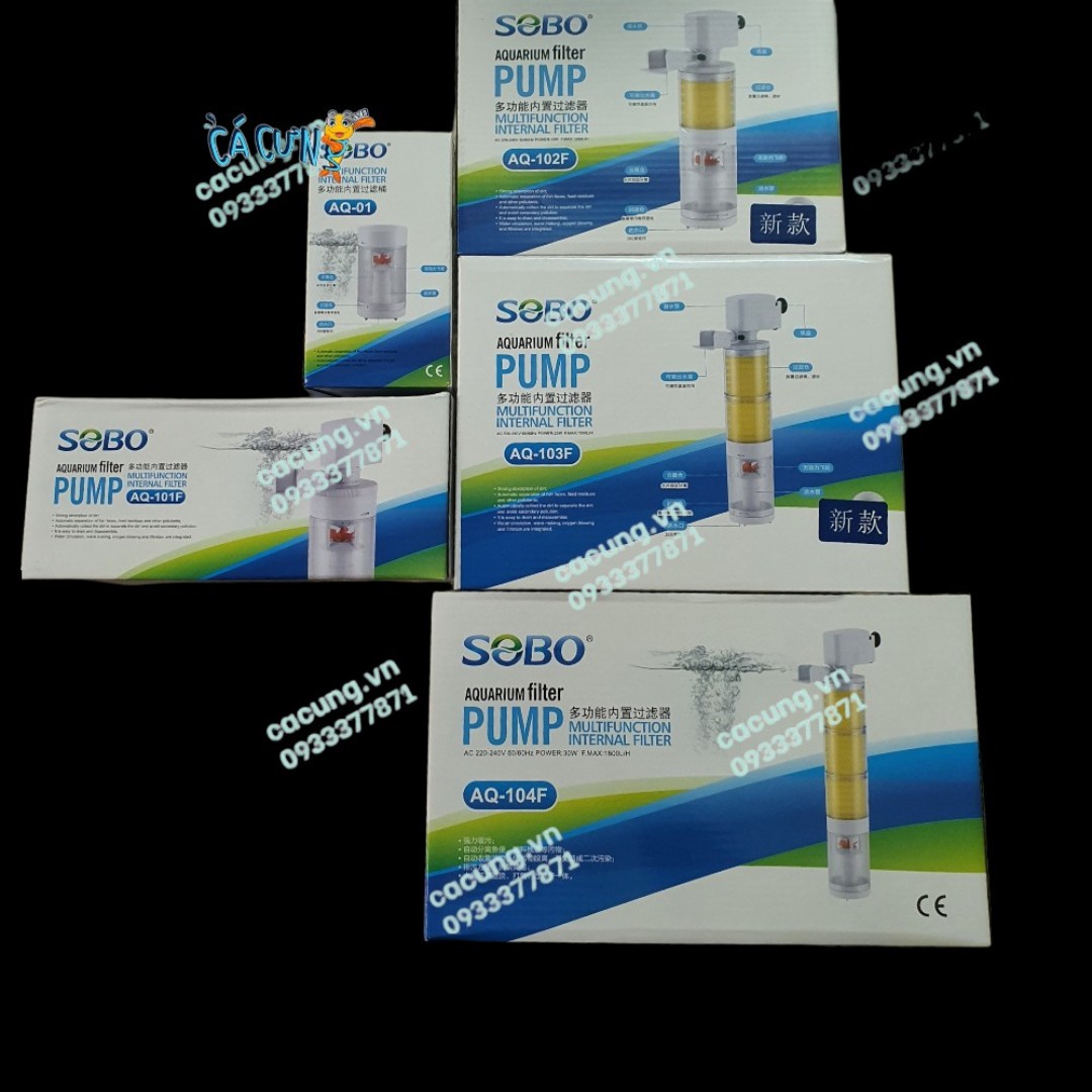 Bộ lọc bên trong hồ cá sobo aq-101f / aq-102f / aq-103f / aq-104f