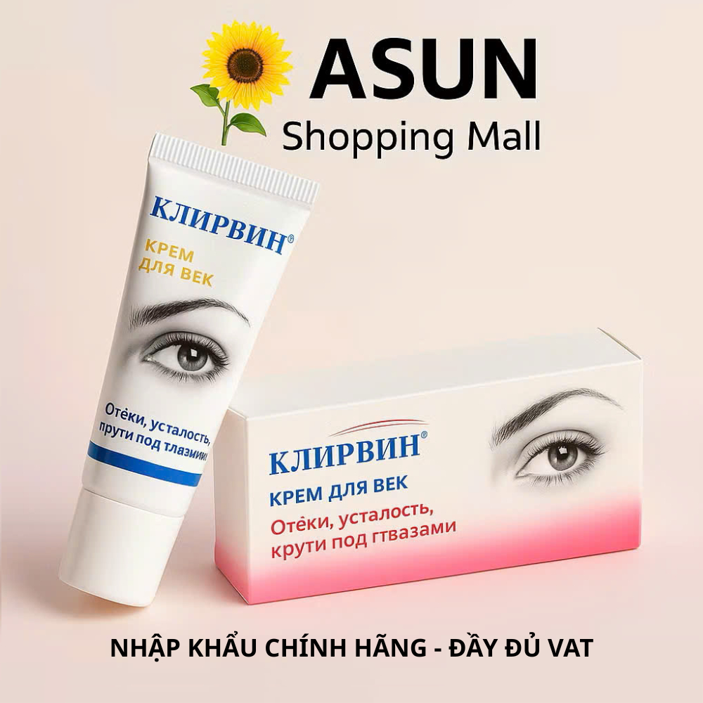 Kem Bôi Dưỡng Vùng Da Quanh Mắt Klirvin 20g Giảm Thâm, Giảm Nhăn & Sáng Da