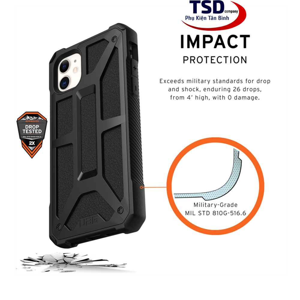 Ốp Lưng UAG Monarch Chống Va Đập Cho iPhone 11 / 12 / 13 Series An Toàn Tuyệt Đối