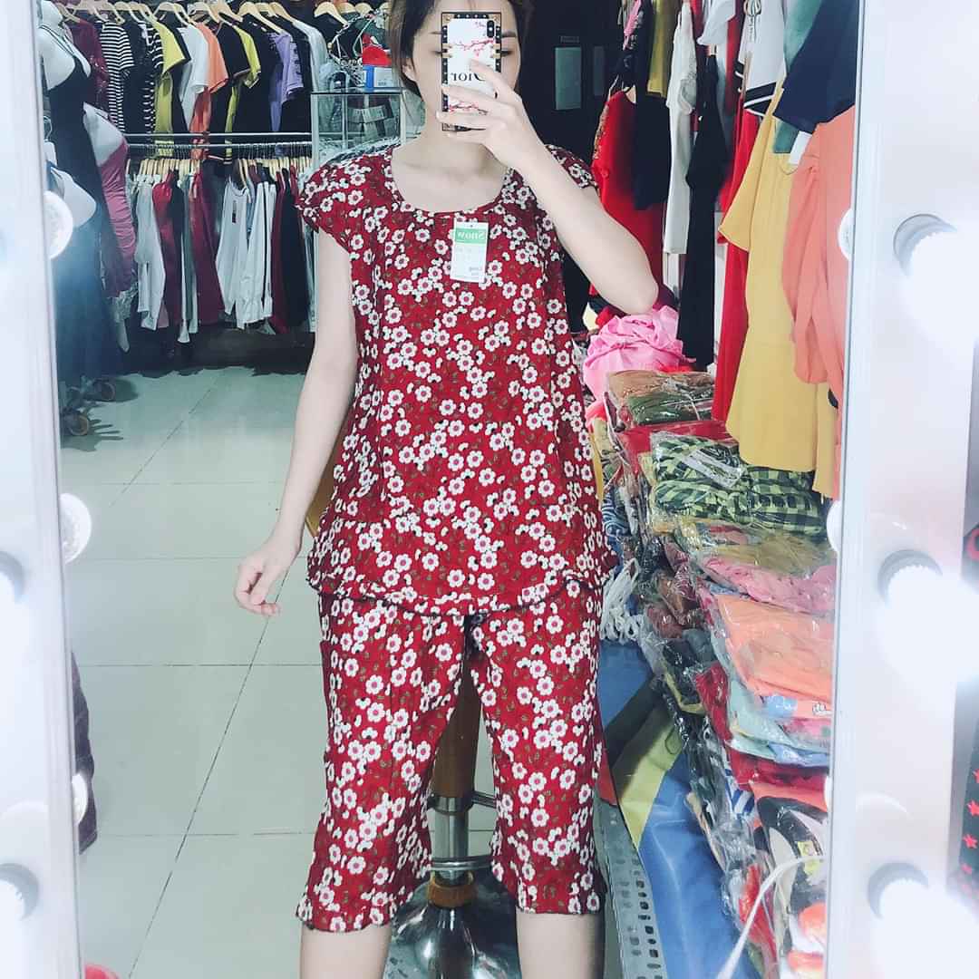 đồ bộ tole lửng nhung 3D (4 size) 40-80ki