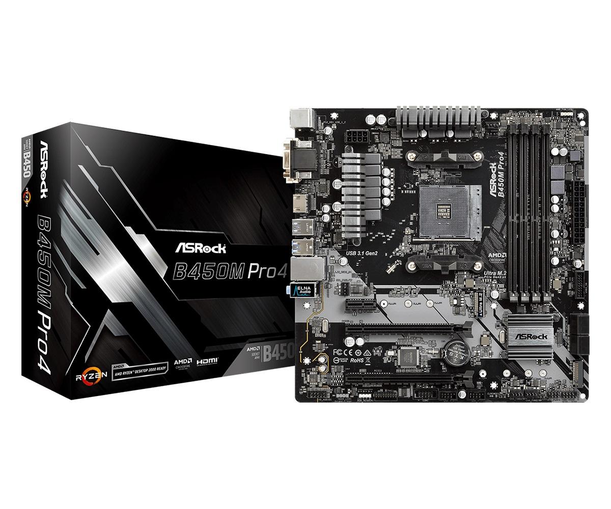 Mainboard Asrock B450M PRO 4-F
