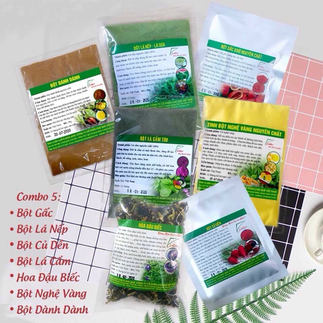 Bột lá cẩm tím