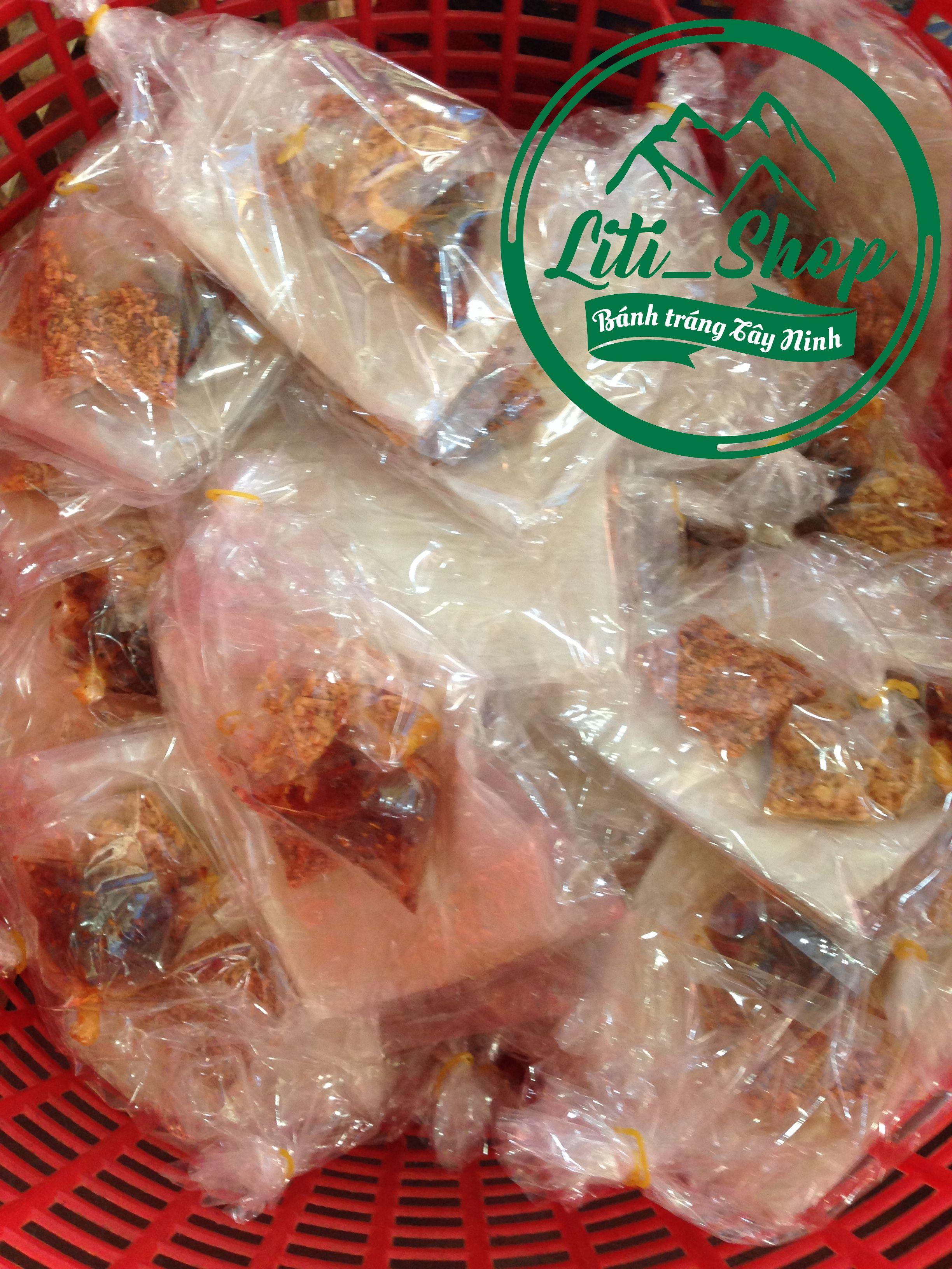 Báng tráng Muối tôm Sate tỏi phi Tây Ninh