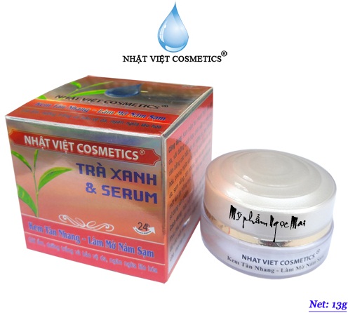 Kem ngừa tàn nhang, làm mờ nám sạm, dưỡng trắng, mịn da NHẬT VIỆT COSMETICS 13g