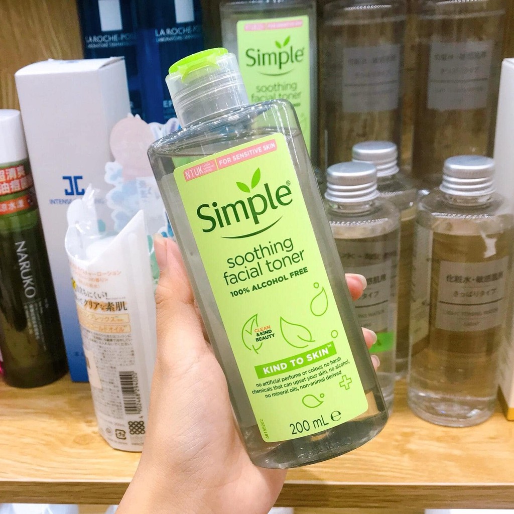 Nước hoa hồng toner Simple