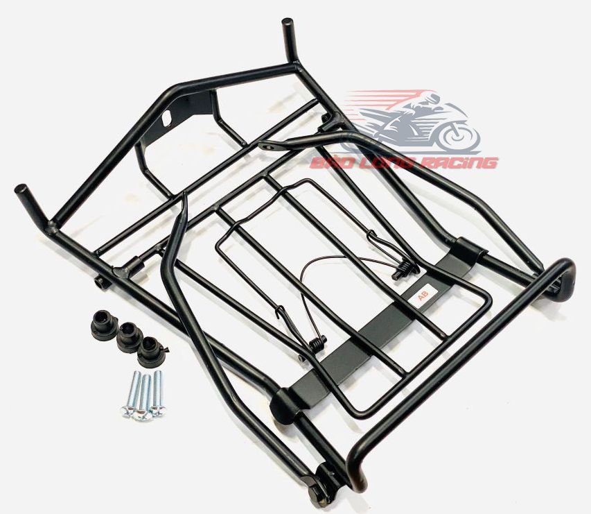 Baga gắn airblade 2013 đến 2021 inox sơn đen tĩnh điện 10li nước sơn siêu bền gắn xe máy