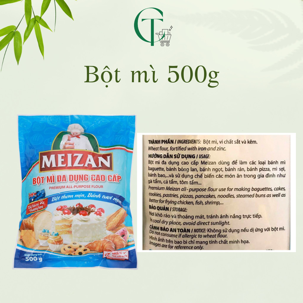 [HN]Bột mì Meizan / Ngọc Lan gói 500g