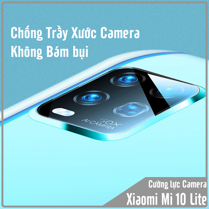 [MUA 1 TẶNG 1] Kính cường lực Camera Xiaomi Mi 10 Lite