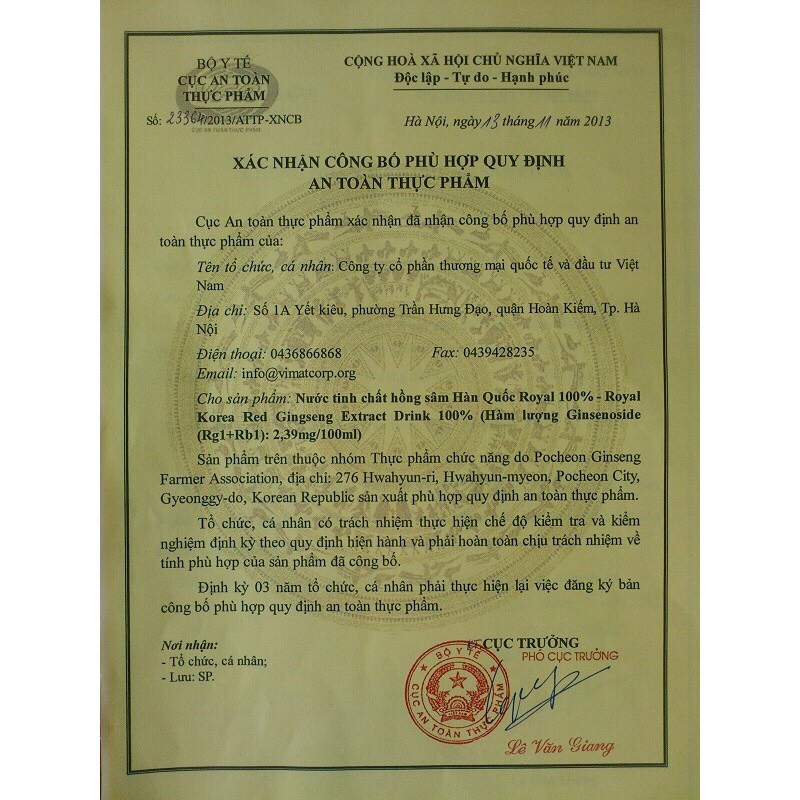 TINH CHẤT HỒNG SÂM CHAI 3000ML - KORINSAM SIX YEARS RED GINSENG