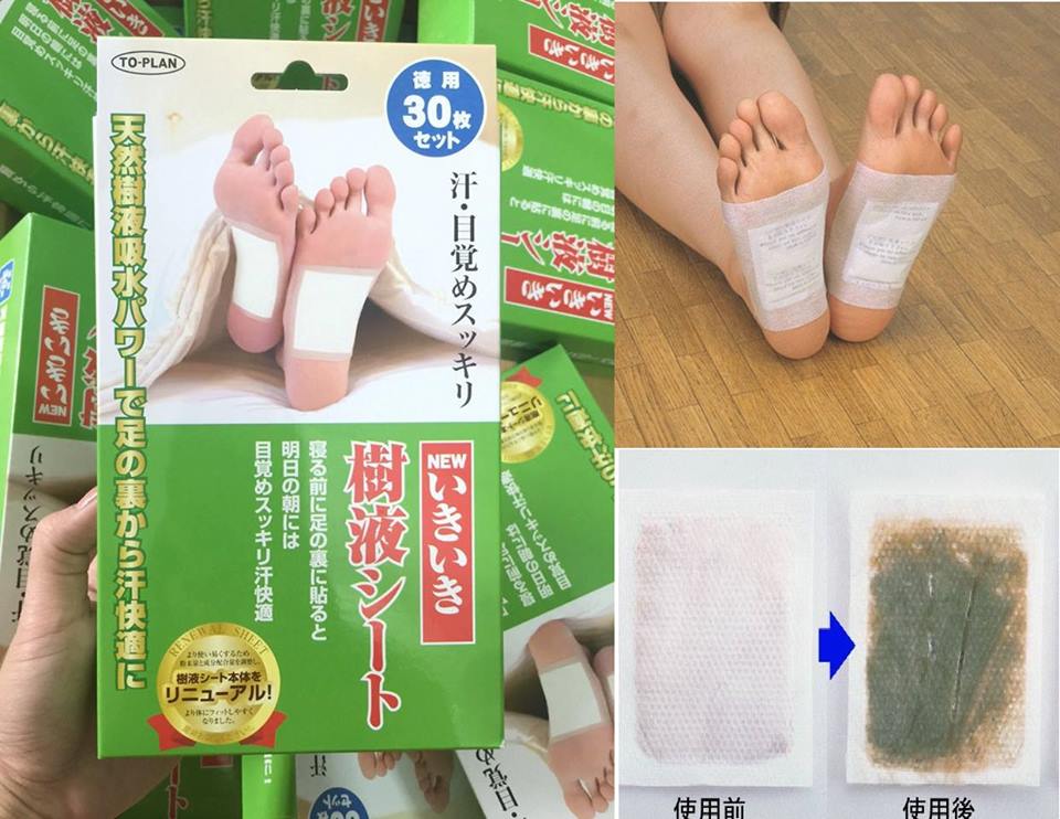 MIẾNG DÁN THẢI ĐỘC CHÂN KENKO NHẬT BẢN 30 miếng