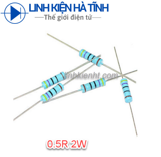 Điện trở 0.5r 2w 1%